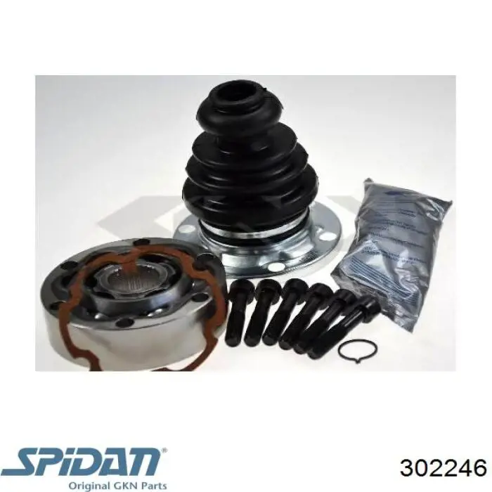 ШРУС внутрішній, передній GKN-Spidan 302246