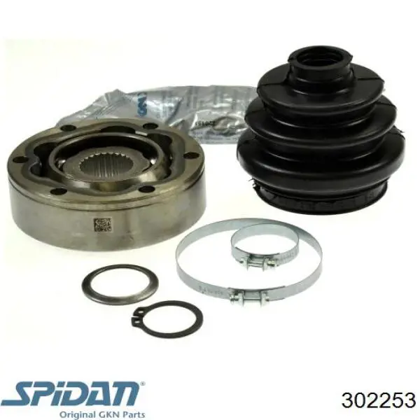 ШРУС внутрішній, передній GKN-Spidan 302253