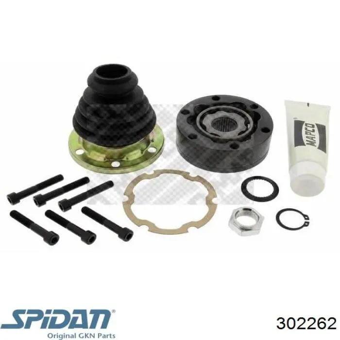 ШРУС внутрішній правий 302262 GKN-Spidan