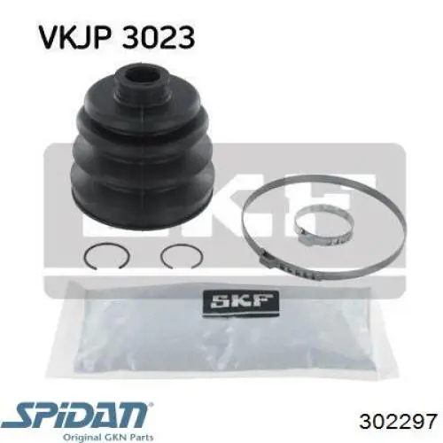 ШРУС внутрішній, задній GKN-Spidan 302297