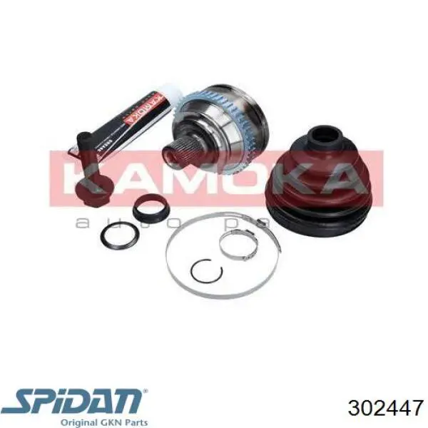 ШРУС зовнішній передній 302447 GKN-Spidan