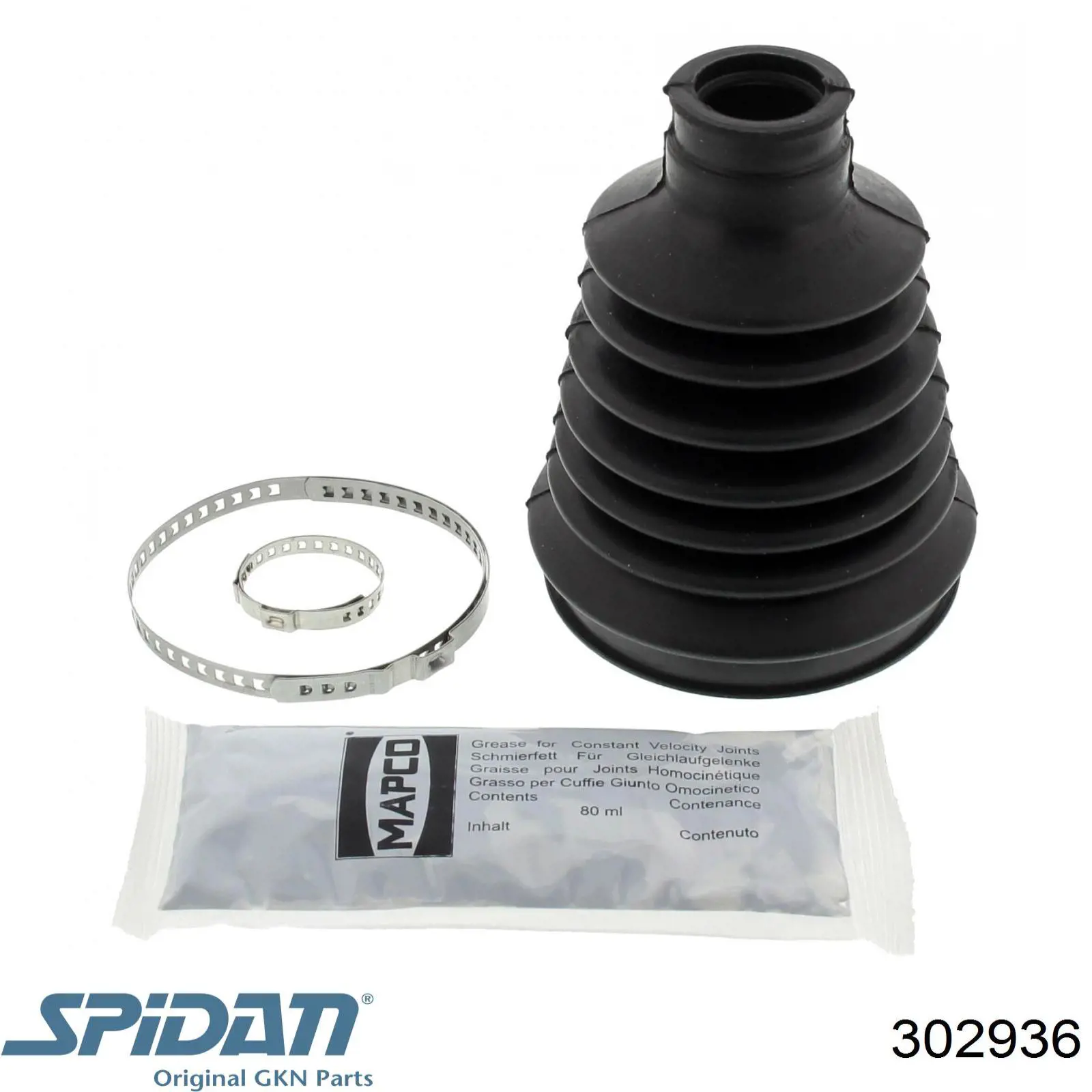 Пильник ШРУСа зовнішній 302936 GKN-Spidan