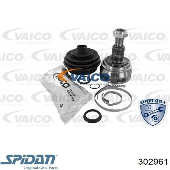 ШРУС зовнішній передній 302961 GKN-Spidan