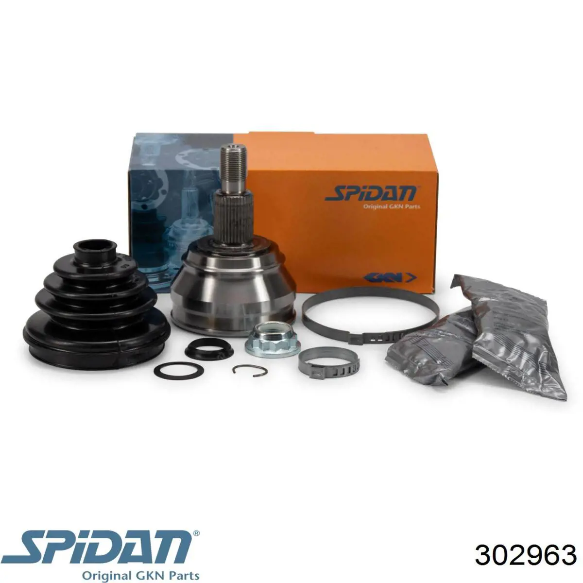 ШРУС зовнішній передній 302963 GKN-Spidan