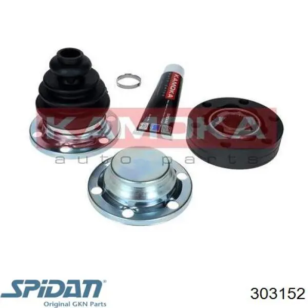 Вісь передня в зборі GKN-Spidan 303152 ціна, від 93.30 USD