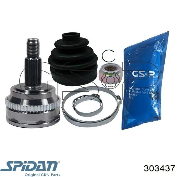 ШРУС зовнішній передній 303437 GKN-Spidan