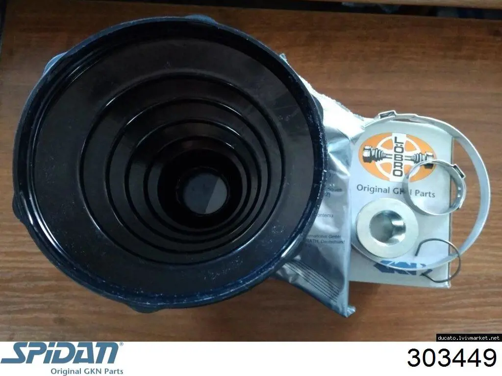Пильник шарніра кутових швидкостей зовнішній передній GKN-Spidan 303449 ціна, від 11.97 USD