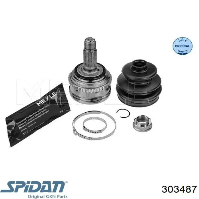 ШРУС зовнішній передній 303487 GKN-Spidan