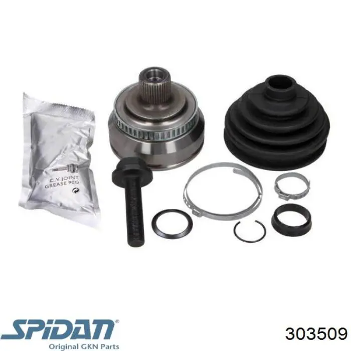ШРУС зовнішній передній 303509 GKN-Spidan