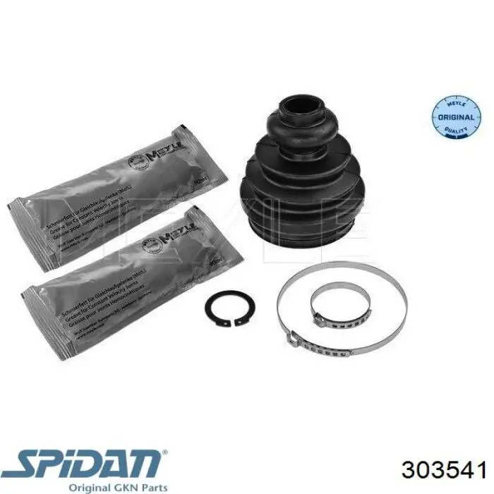 Пильник гранати внутрішній, передній півосі GKN-Spidan 303541 ціна, від 11.26 USD
