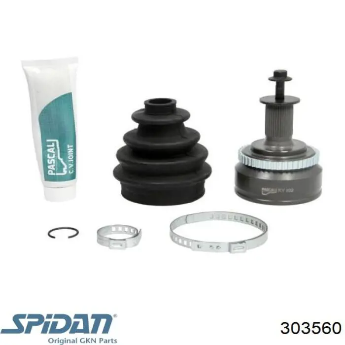 ШРУС зовнішній передній 303560 GKN-Spidan