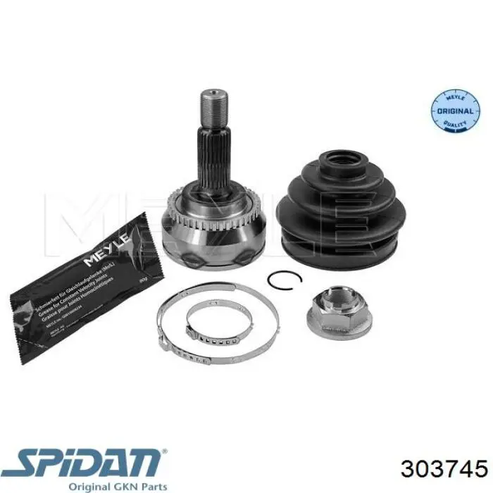 ШРУС зовнішній передній 303745 GKN-Spidan