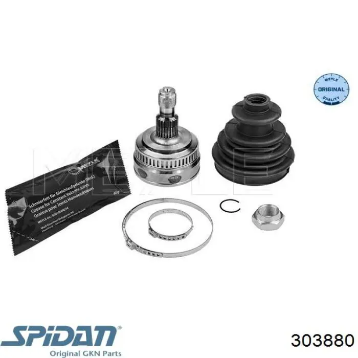 Купити 303880 GKN-Spidan Шарнір приводу зовнішній