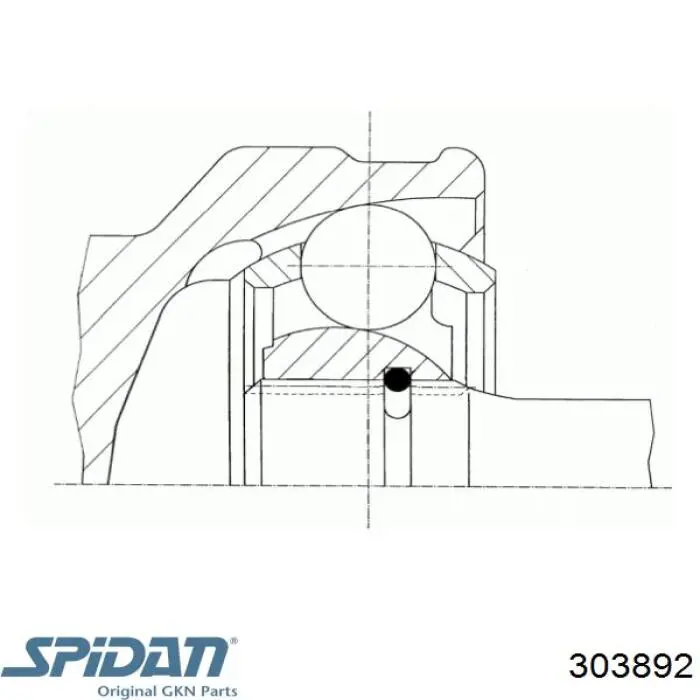 303892 GKN-Spidan Граната зовнішня