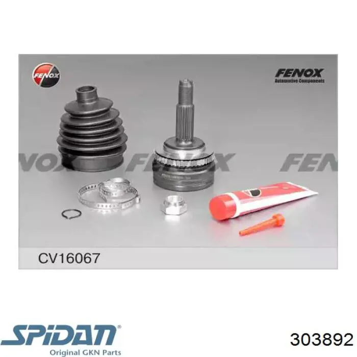 Купити 303892 GKN-Spidan Шарнір приводу зовнішній