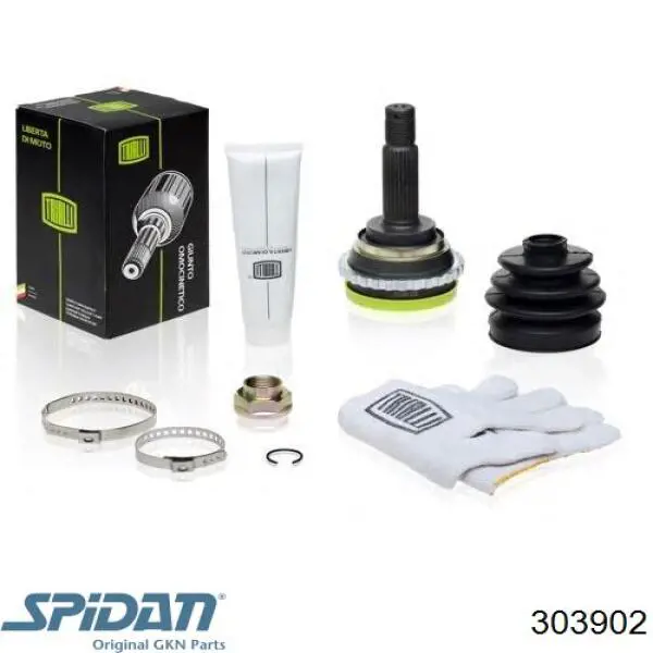 ШРУС зовнішній передній 303902 GKN-Spidan