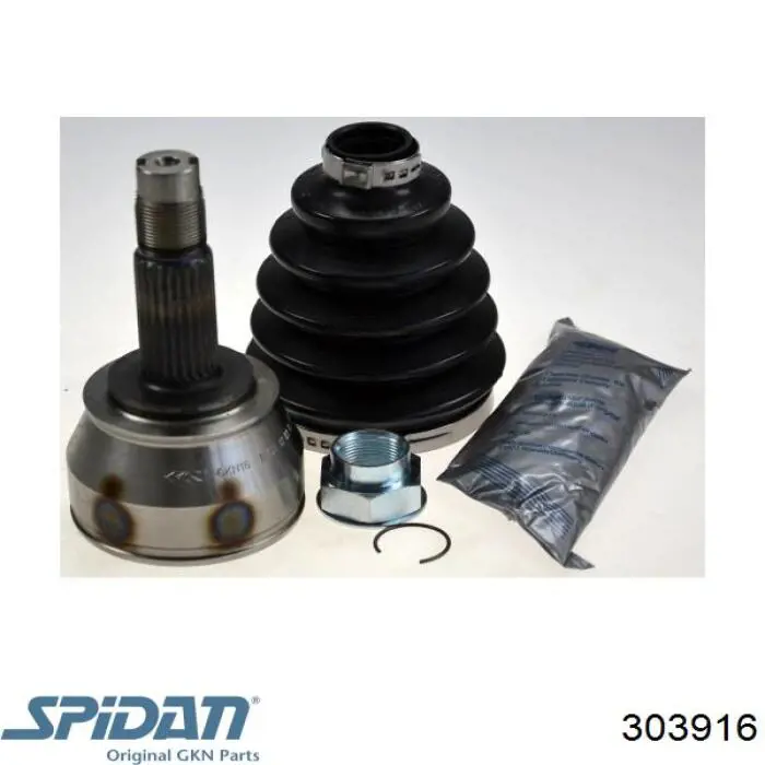 Купити 303916 GKN-Spidan Шарнір приводу зовнішній