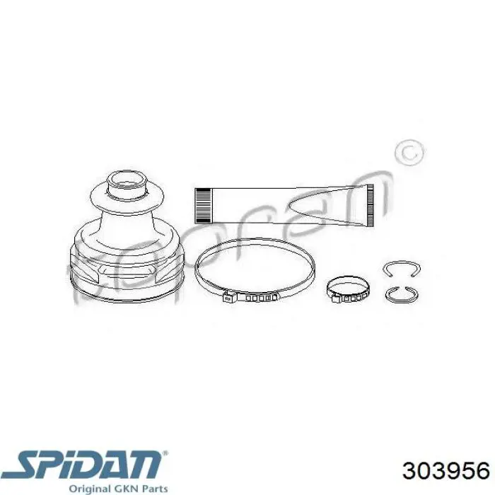 Пильник ШРУСа внутрішній VKJP8358 SKF