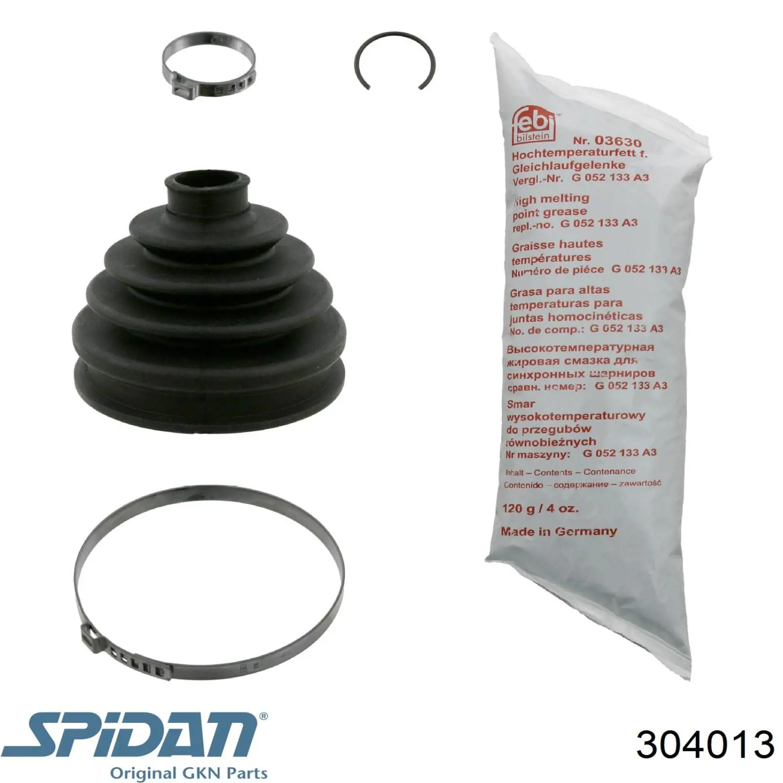 Купити 304013 GKN-Spidan Пильник шарніра приводу