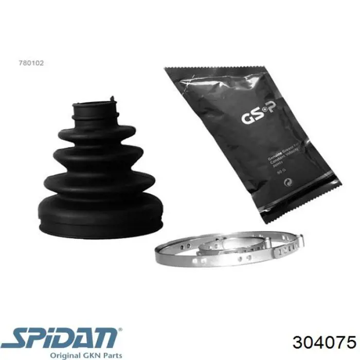 Пильник ШРУСа зовнішній 304075 GKN-Spidan