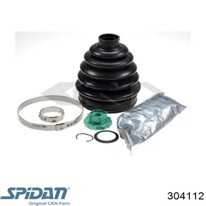 Купити 304112 GKN-Spidan Пильник шарніра кутових швидкостей внутрішній передній