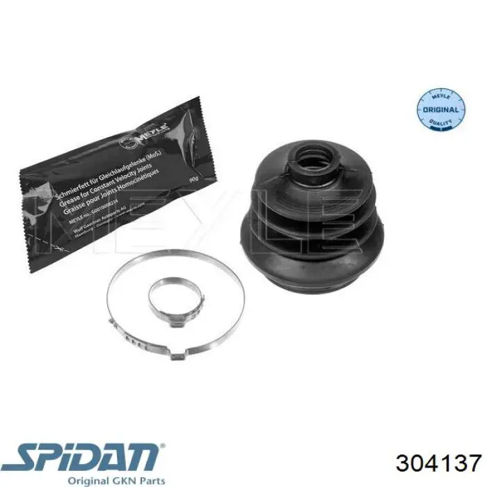 Купити 304137 GKN-Spidan Пильник шарніра кутових швидкостей внутрішній передній