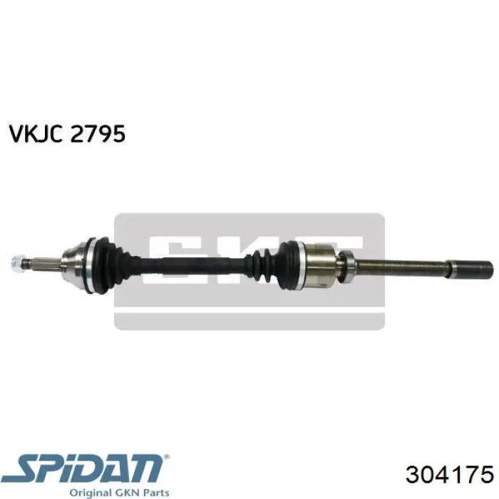 304175 GKN-Spidan Пильник ШРКШ внутрішній, передній півосі