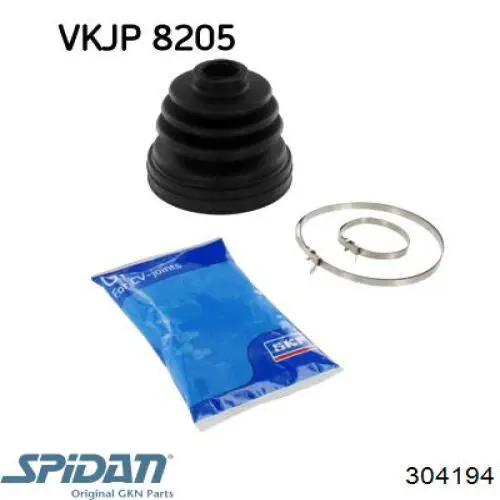 Купити 304194 GKN-Spidan Пильник шарніра кутових швидкостей внутрішній передній