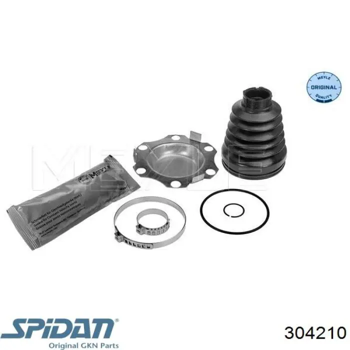 Пильник гранати внутрішній, передній півосі GKN-Spidan 304210 ціна, від 11.20 USD