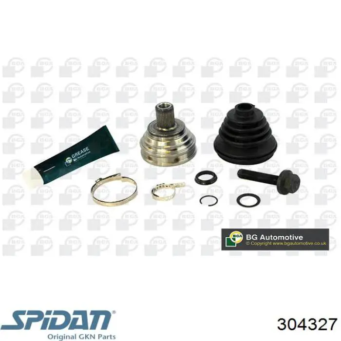 Купити 304327 GKN-Spidan Шарнір приводу зовнішній
