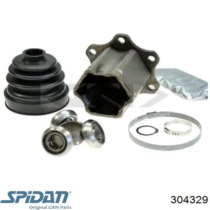 ШРУС зовнішній передній 304329 GKN-Spidan