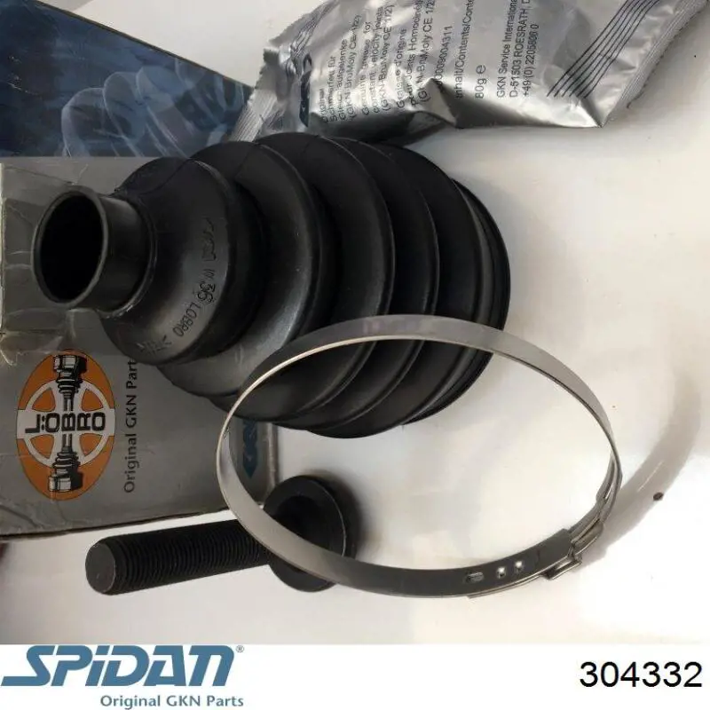 Пильник шарніра кутових швидкостей зовнішній передній GKN-Spidan 304332 ціна, від 8.30 USD