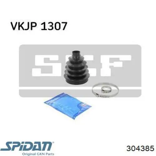 Пильник шарніра кутових швидкостей зовнішній передній GKN-Spidan 304385 ціна, від 10.88 USD