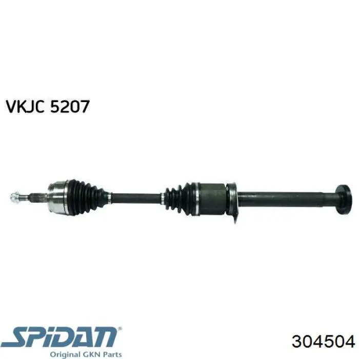 Купити 304504 GKN-Spidan Піввісь права