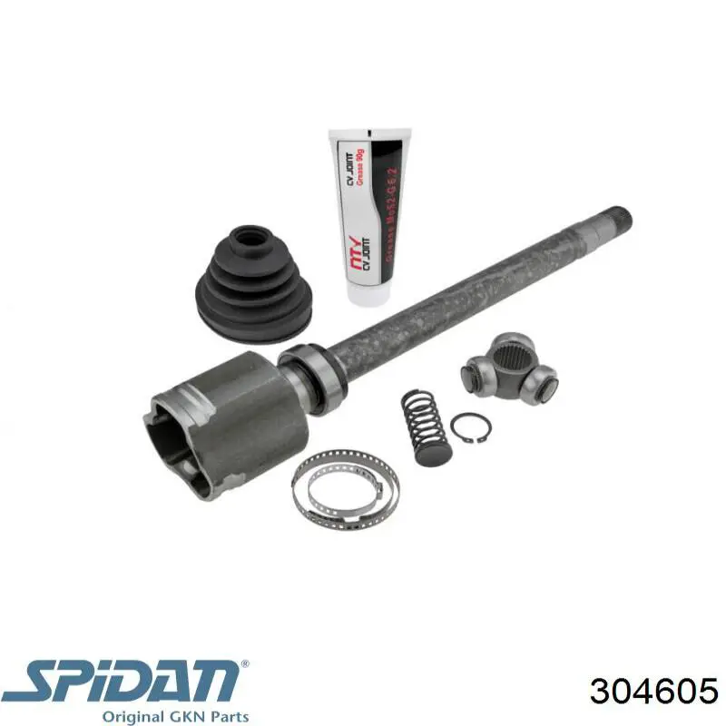 ШРУС внутрішній правий 304605 GKN-Spidan