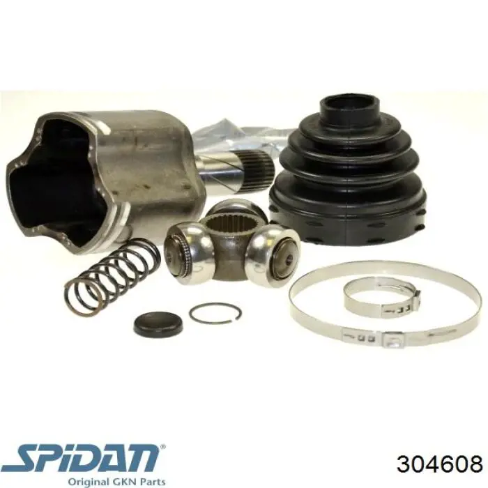 ШРУС внутрішній, передній, правий GKN-Spidan 304608