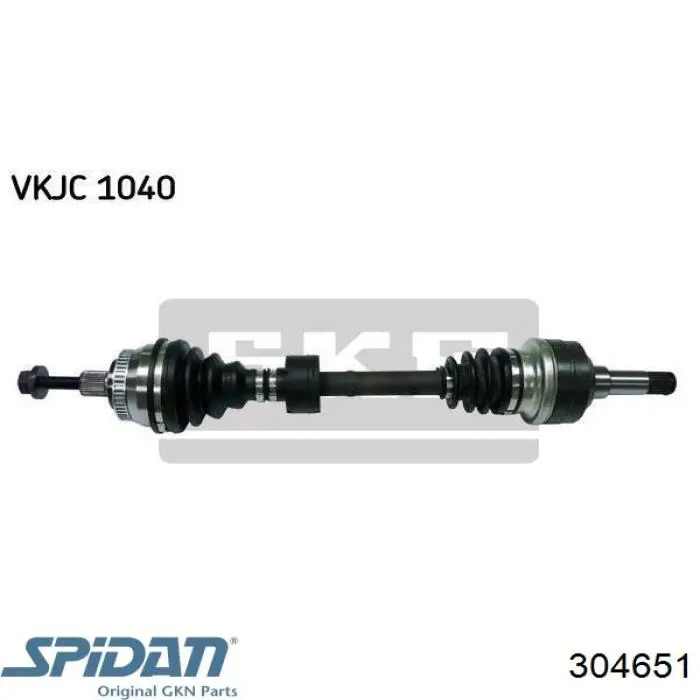 304651 GKN-Spidan Пильник ШРУСа зовнішній, передній піввісі
