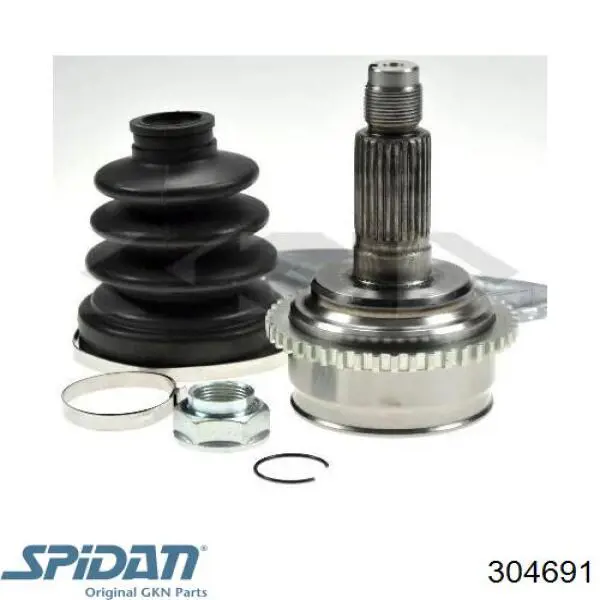 ШРУС зовнішній передній 304691 GKN-Spidan