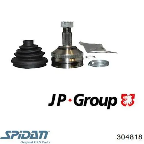 ШРУС зовнішній передній 304818 GKN-Spidan