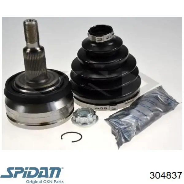 ШРУС внутрішній, передній, правий GKN-Spidan 304837
