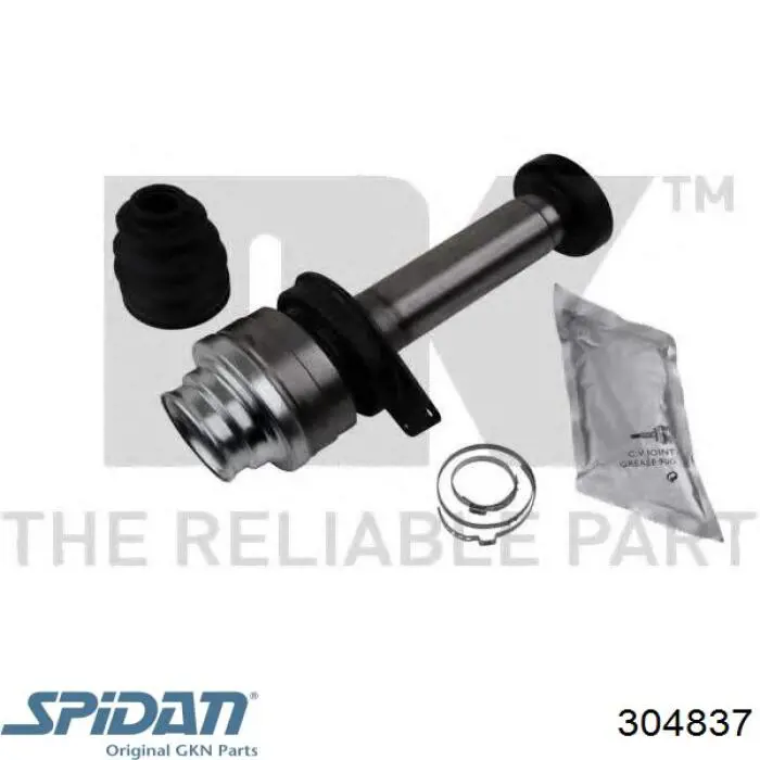 ШРКШ внутрішній, передній, правий GKN-Spidan 304837 ціна, від 84.50 USD