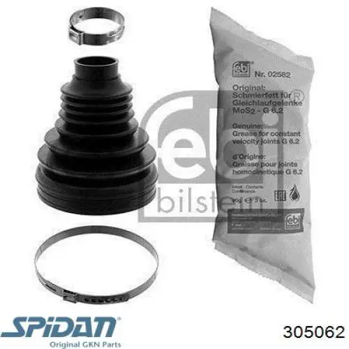 Пильник ШРУСа внутрішній 305062 GKN-Spidan