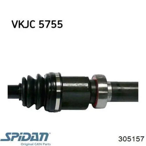 Піввісь передня, права Magneti Marelli 302004190180 ціна, від 91.99 USD
