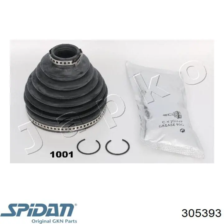 305393 GKN-Spidan Пильник ШРУСа зовнішній, передній піввісі