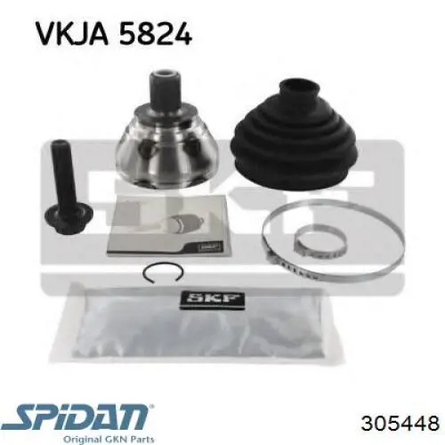 Купити 305448 GKN-Spidan Шарнір приводу зовнішній