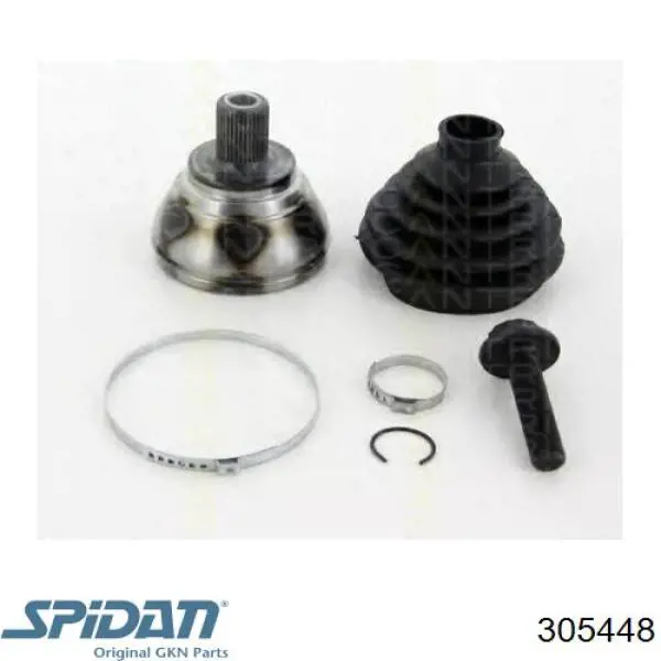 ШРУС зовнішній передній 305448 GKN-Spidan