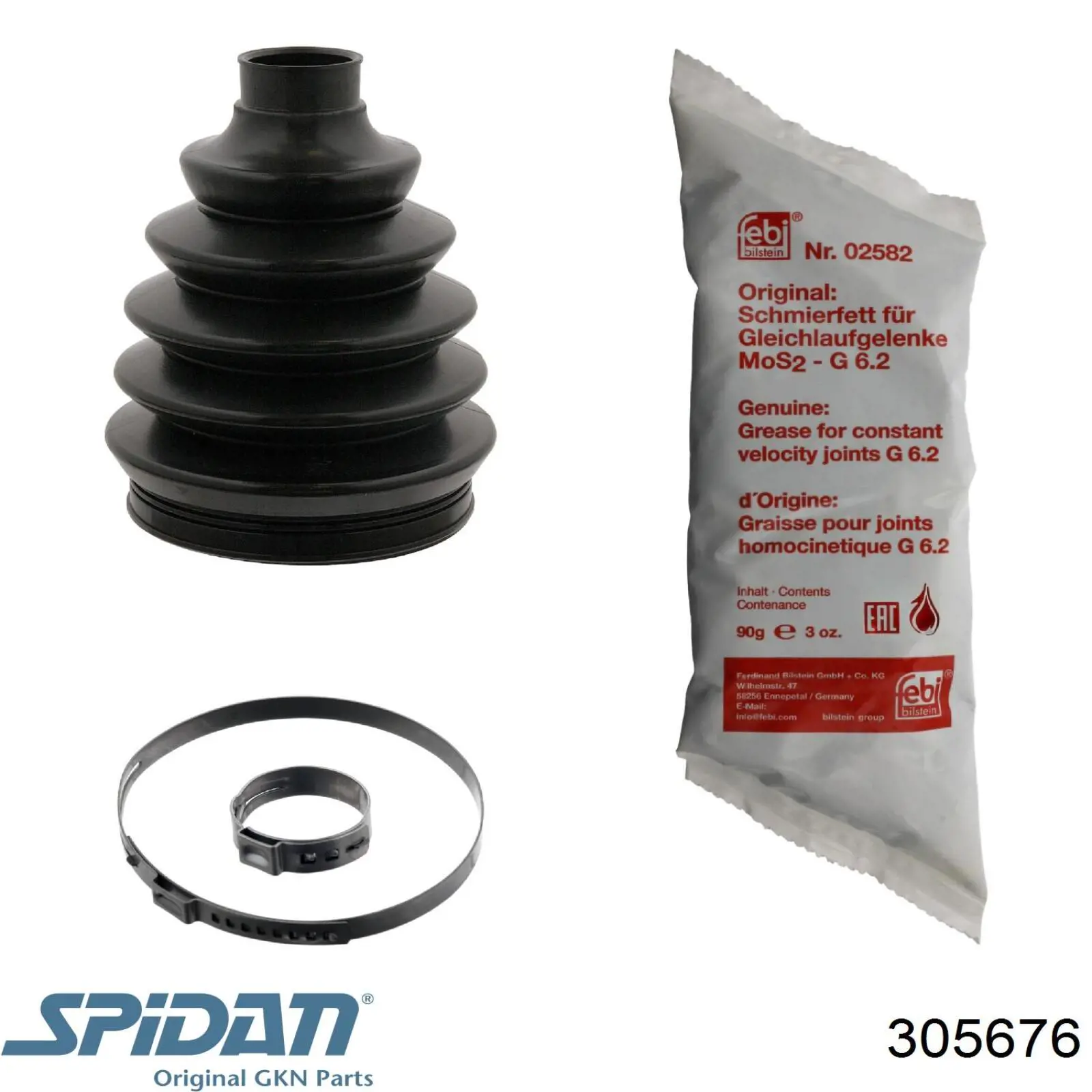 Купити 305676 GKN-Spidan Пильник шарніра приводу