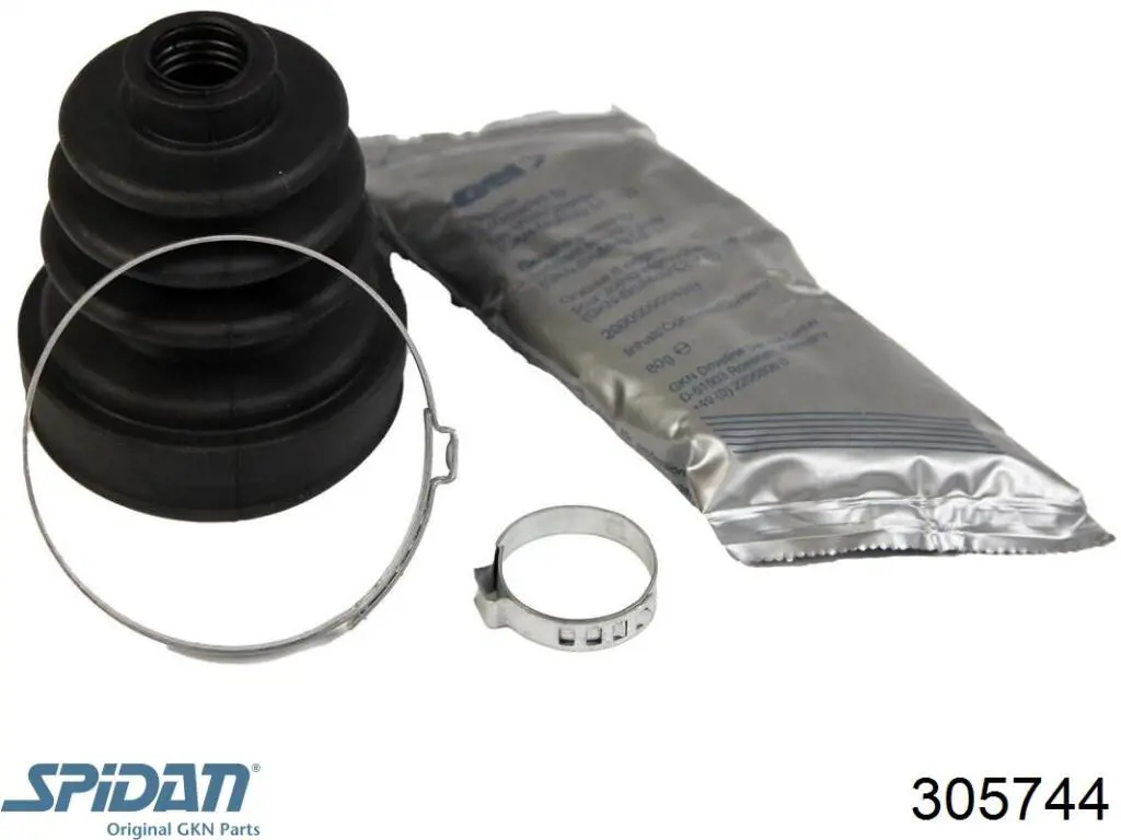 Купити 305744 GKN-Spidan Пильник шарніра кутових швидкостей внутрішній передній