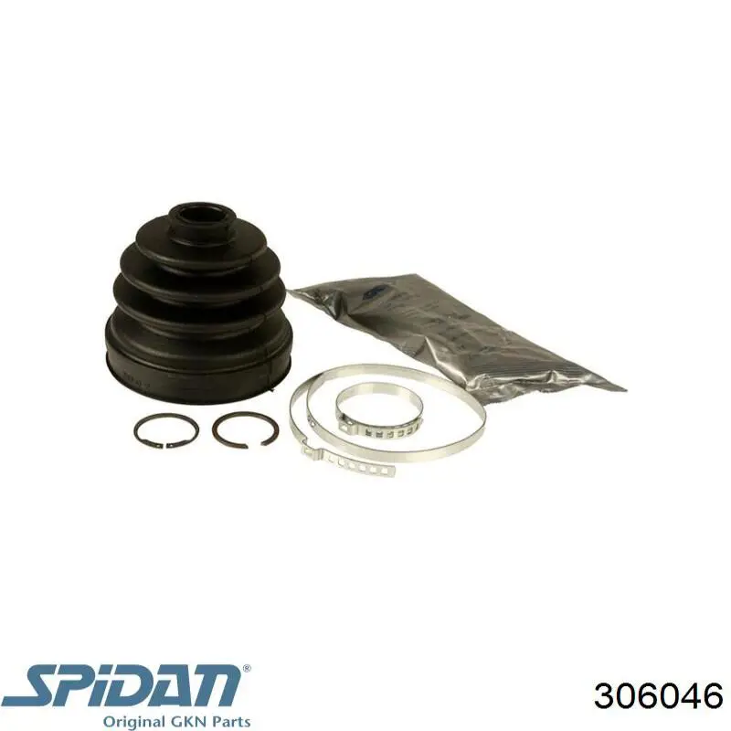 Купити 306046 GKN-Spidan Пильник шарніра кутових швидкостей внутрішній передній