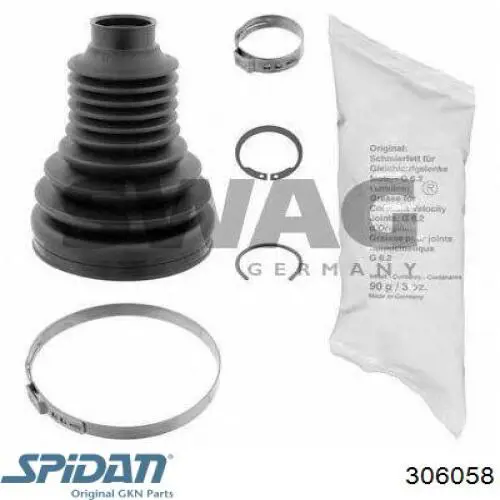 Пильник ШРУСа внутрішній 306058 GKN-Spidan
